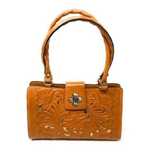 Chic Genuine Textured Luxury Women'S Hand And Strap SatchelNew Model